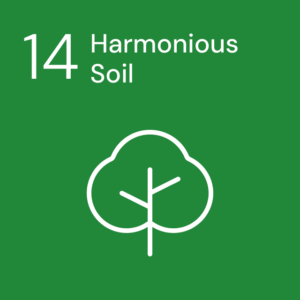 Icon of a tree for Goal 14, representing Harmonious Soil